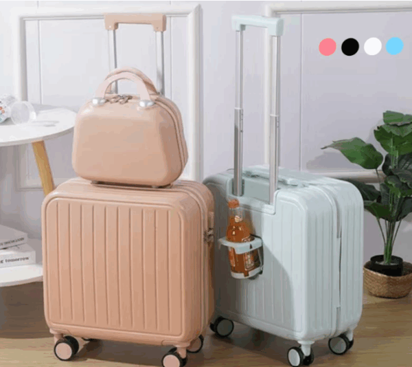 กระเป๋าเดินทาง 18/20/26นิ้ว USB port luggage พกติดตัวไปด้วย กระเป๋าเดินทางล้อลาก